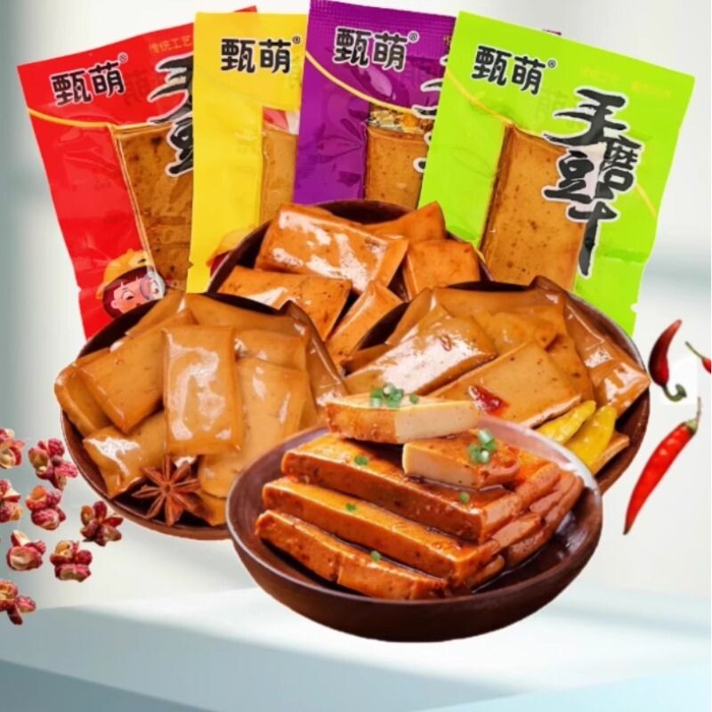 重庆风味豆干爆款豆干香嫩零食小吃手磨豆干零食