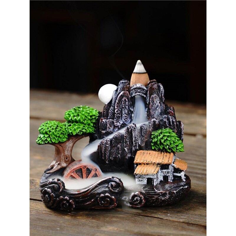 倒流香炉家用室内檀香沉香熏香炉创意摆件茶宠道香薰净化空气除臭