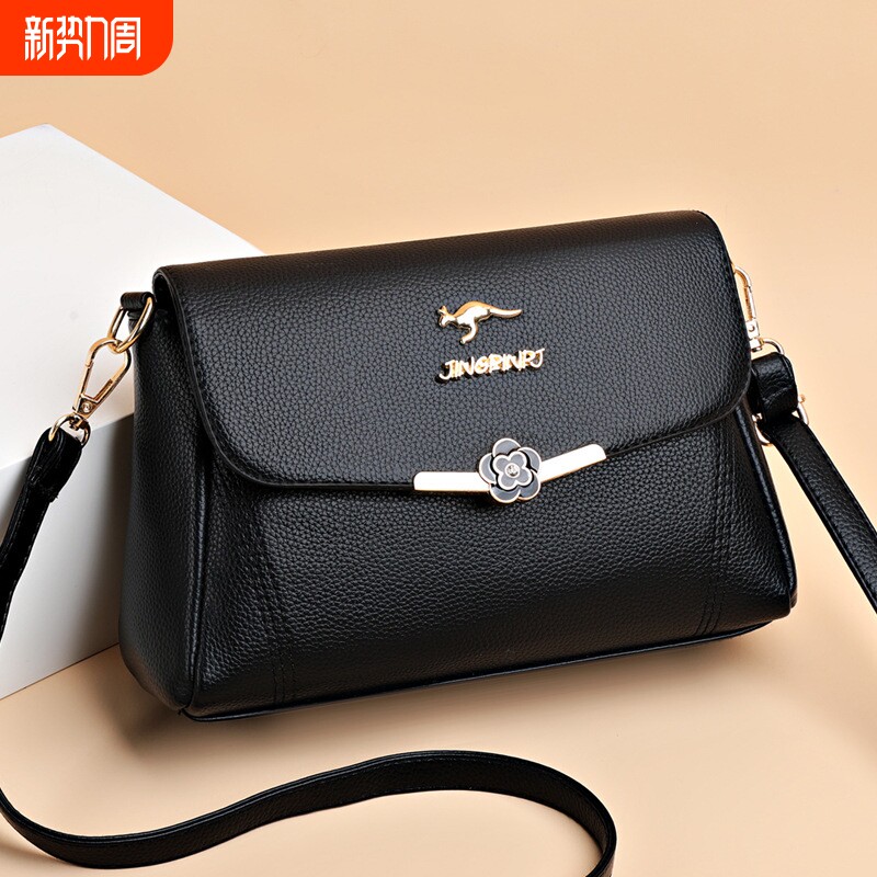 真皮包包女2024新款爆款单肩包软皮女包女士百搭斜挎包高级感手机