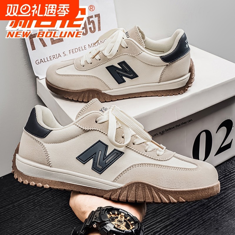 NEW BOLUNE/新百伦情侣时尚潮流赛车鞋透气舒适德训鞋低帮