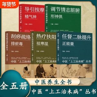 中医上工治未病丛书图文版补足阳气养生书养生全书调节情志脏腑形神俱刮痧疏络通经排瘀毒热疗扶阳温通祛寒湿任督二脉提升正能量