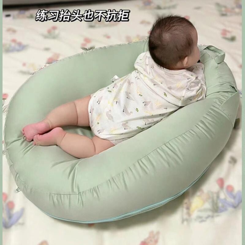 防吐奶斜坡枕婴儿a类宝宝防溢奶躺喂奶枕新生儿躺靠趴睡哄娃枕头