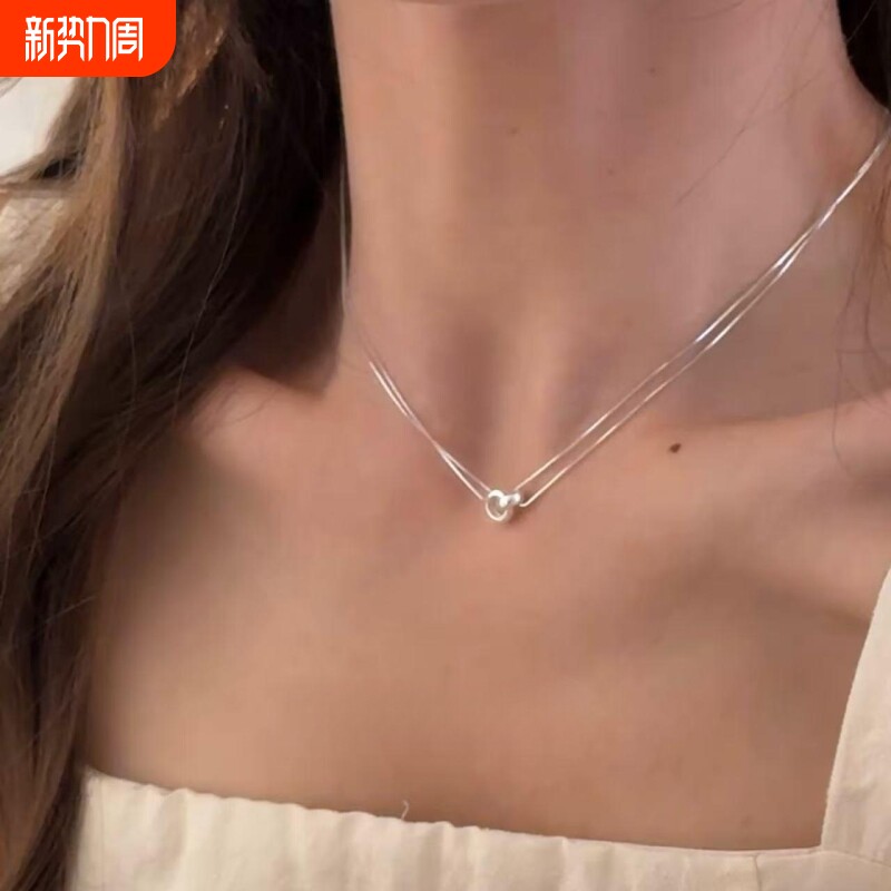 2026颈饰S925纯银项链女款轻奢小众高级感韩国锁骨链颈链蝴蝶
