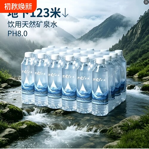 太白天然矿泉水偏硅酸500ml*24
