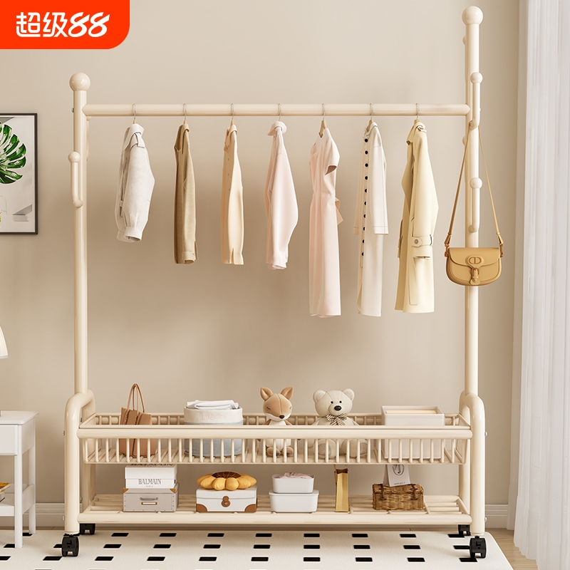 金属落地晾衣架家用宿舍挂晒