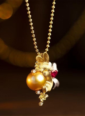 兔兔精灵吊坠项链胸针精美时尚百搭气质个性高级感小众设计吊坠