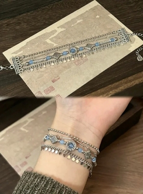 巫落复古流苏手链小众设计感女