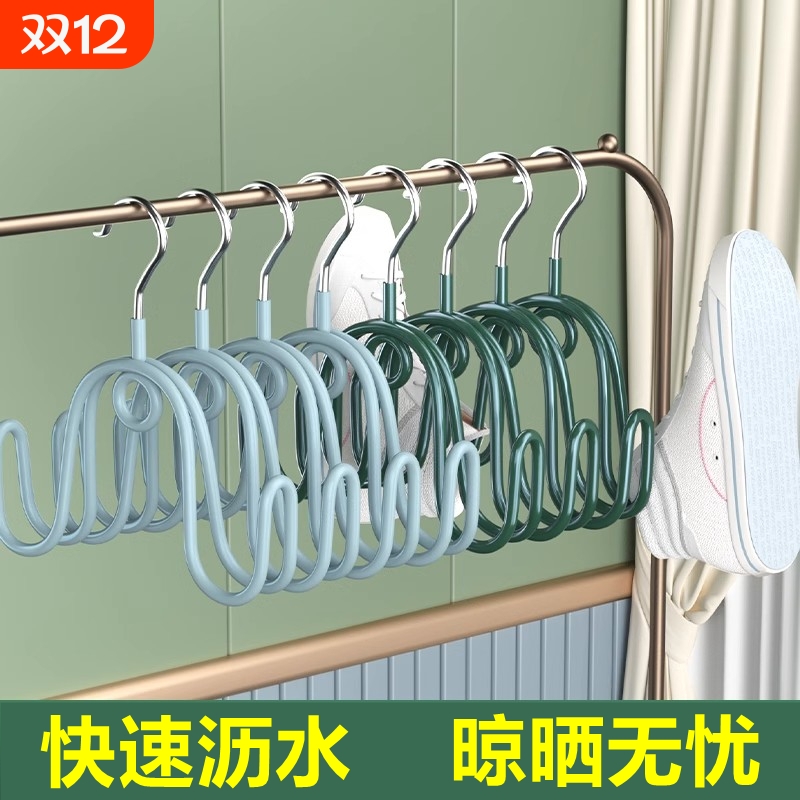 【买一送一】晒鞋架家用挂鞋架户外阳台晾鞋架挂钩室外凉晒鞋神器