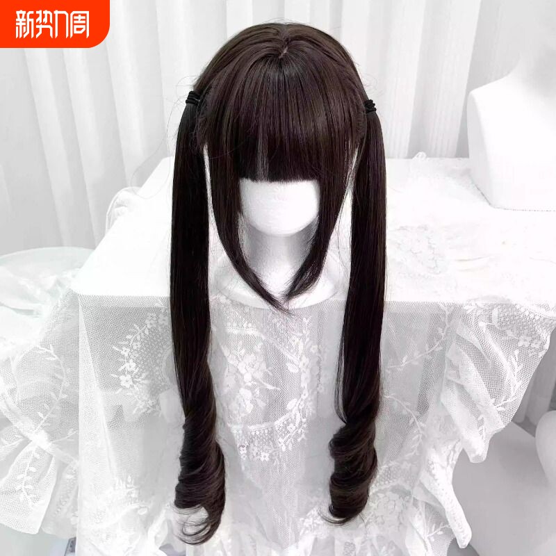 喵灵界假发长发Lolita75cm罗马卷长卷发自带鬓角加长款少萝