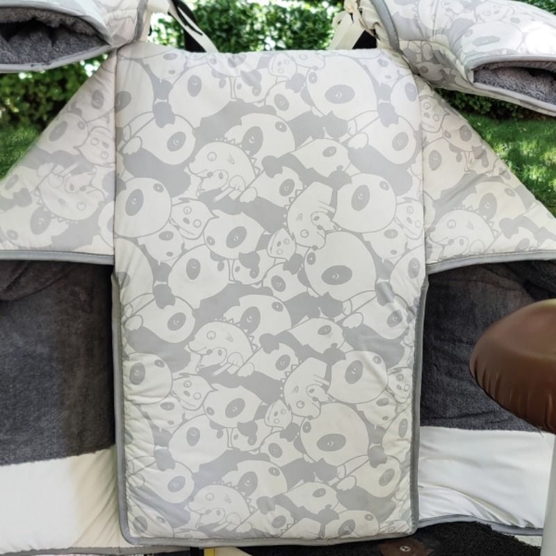 电动车挡风被冬季加绒加厚电瓶车挡风被电动车冬分体挡风被2025新