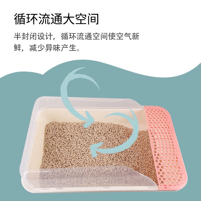 半封闭猫砂盆猫砂铲清洁用品猫厕所豆腐猫砂盆防贱大号猫砂盆批发