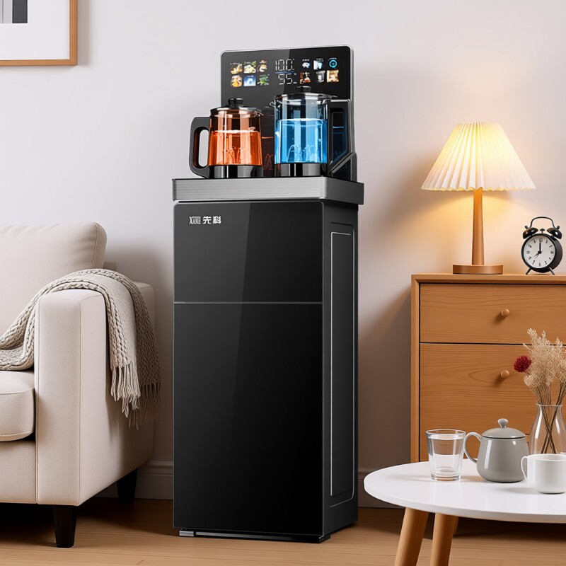 茶吧机家用下置水桶上水2026新款饮水机智能电热水壶烧水语音底部