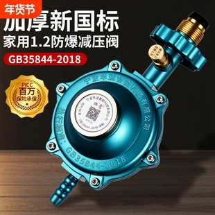 国标1.2家用液化气防爆减压阀煤气罐安全自闭阀钢瓶漏气自锁阀门