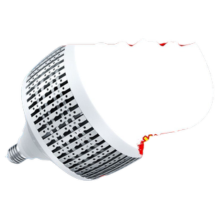 大灯泡超亮灯泡螺口led灯工业厂房照明灯e27家用节能200W球泡灯