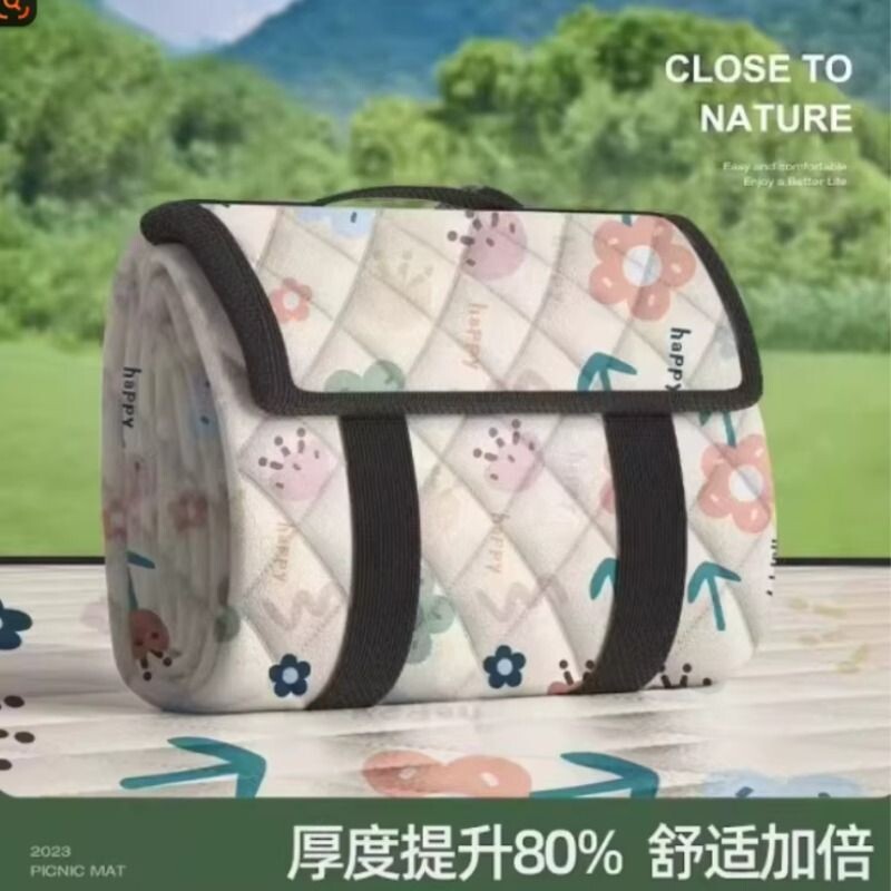 新款野餐垫户外露营野餐坐垫公园春游防潮垫防水野餐垫沙滩露营垫