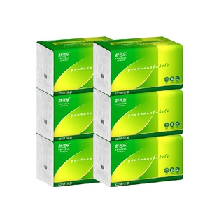 舒可乐420张大包抽纸24包装抽纸家庭实惠装6包/12包