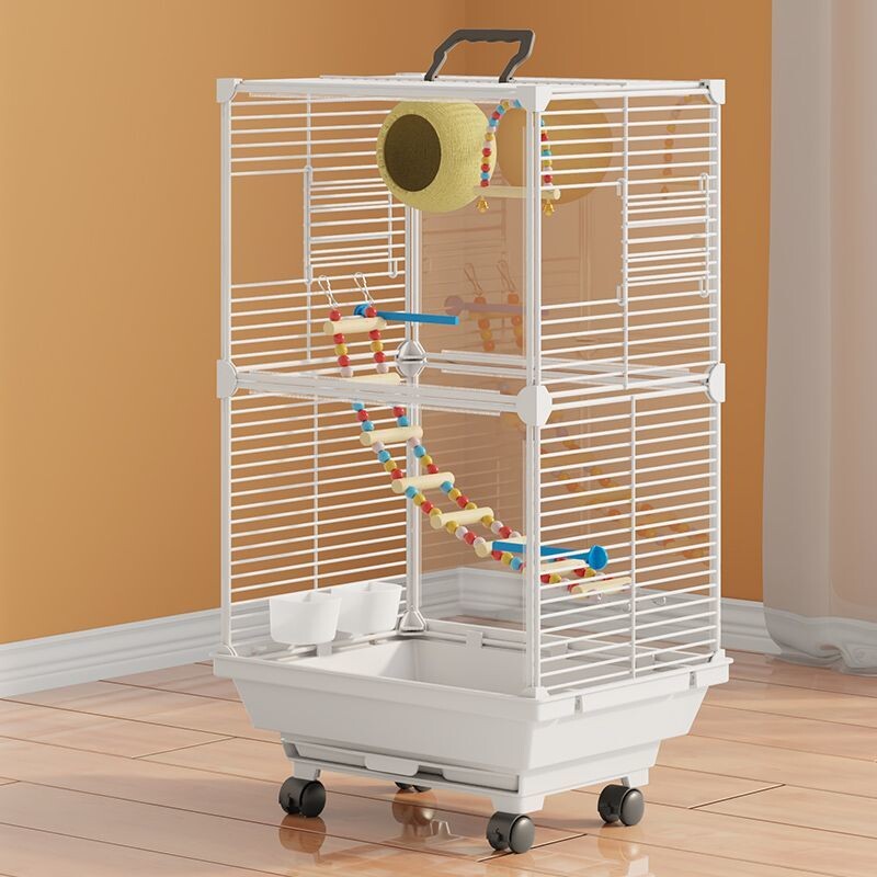 鸟笼子鹦鹉专用大号新型防溅玄凤虎皮牡丹小太阳家用豪华别墅铁丝