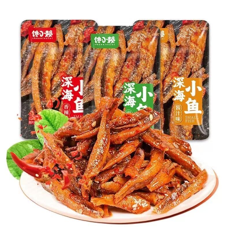 特惠冲量馋小赖劲辣小鱼仔湖南特产鱼干麻辣零食新鲜海味毛毛鱼