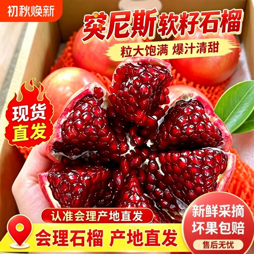现摘！当季新鲜红宝石榴无籽