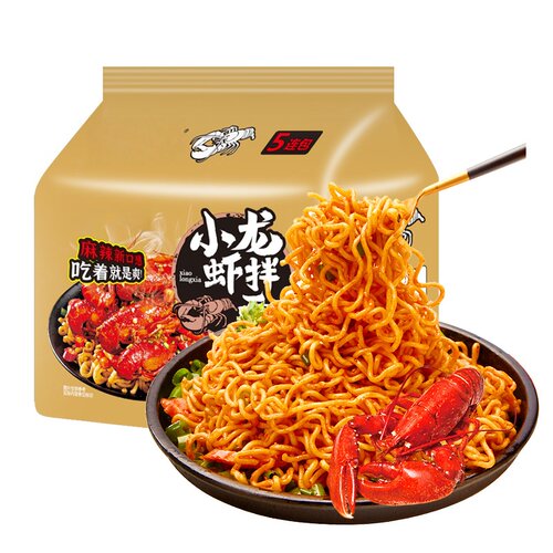 同碗面小龙虾拌面老北京炸酱面超辣火鸡面宿舍宵冲泡方便面拉面福