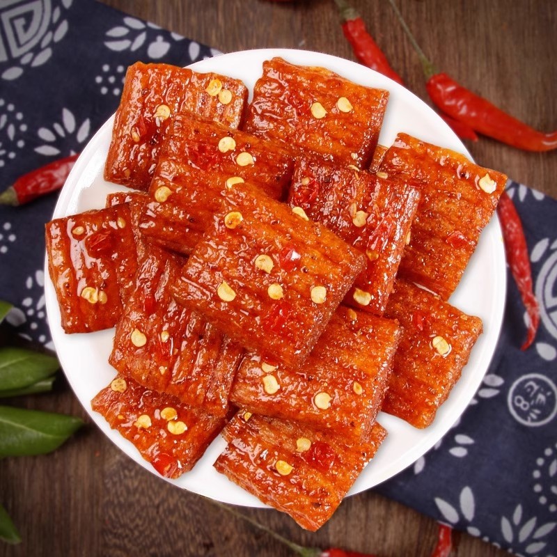 麻辣素食大刀肉面筋辣条60包起