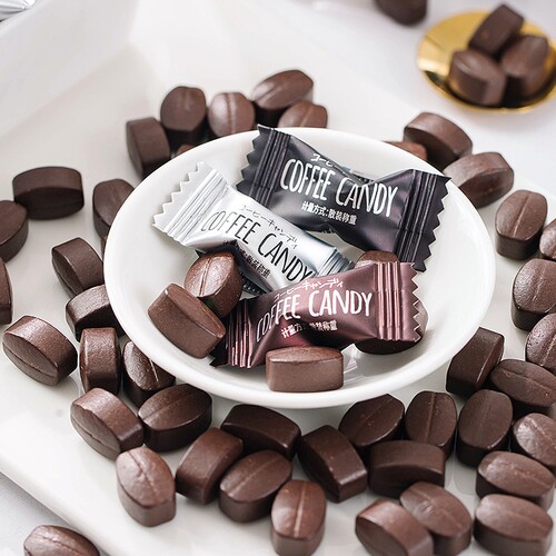 coffee咖啡豆糖单独小包装袋散装网红糖果奖励学生零食