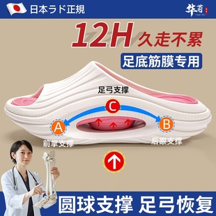 承托支撑扁平足足外翻专业矫正eva防滑防臭踩屎感拖鞋 足弓拖鞋
