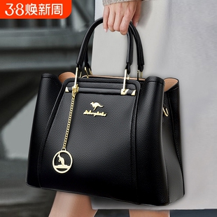 早春时尚新款斜挎包单肩包时尚百搭女士欧美复古妈妈款手提包G19