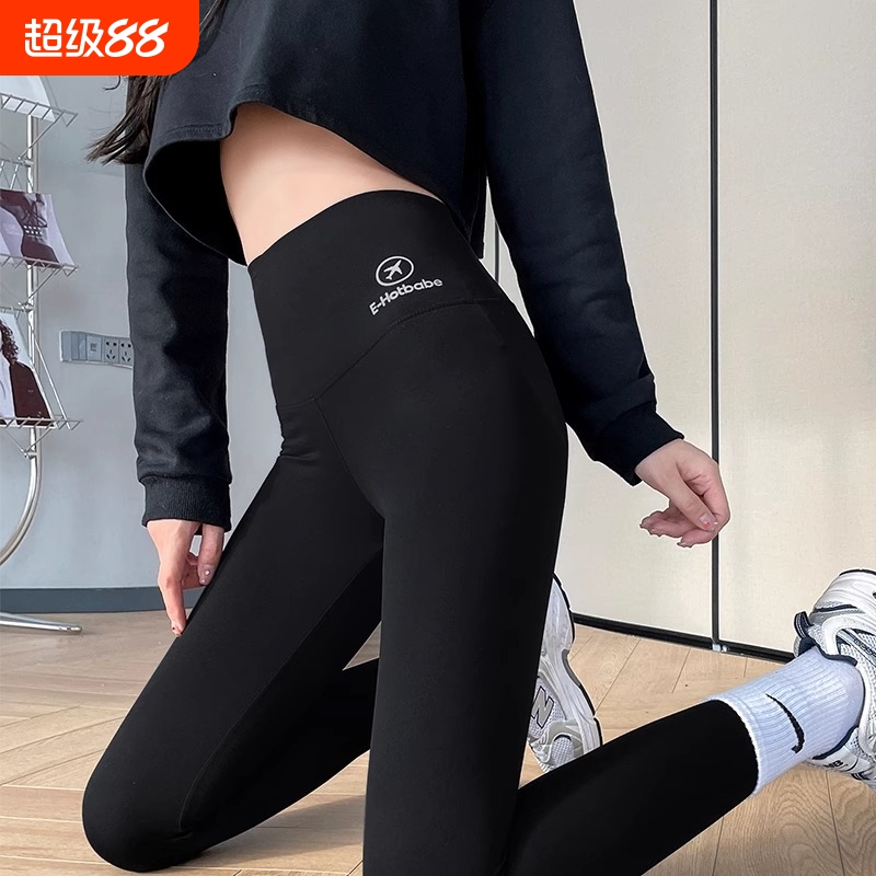鲨鱼裤女外穿2025新款秋季冬季加绒加厚紧身打底保暖棉裤瑜伽冬天