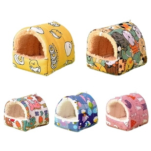 兔子荷兰猪过冬窝仓鼠棉窝金丝熊豚鼠龙猫花枝鼠刺猬保暖专用房子