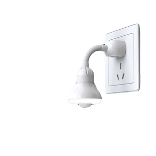 led红外人体感应小夜灯插电起夜灯插座式灯夜间节能睡眠自动楼道