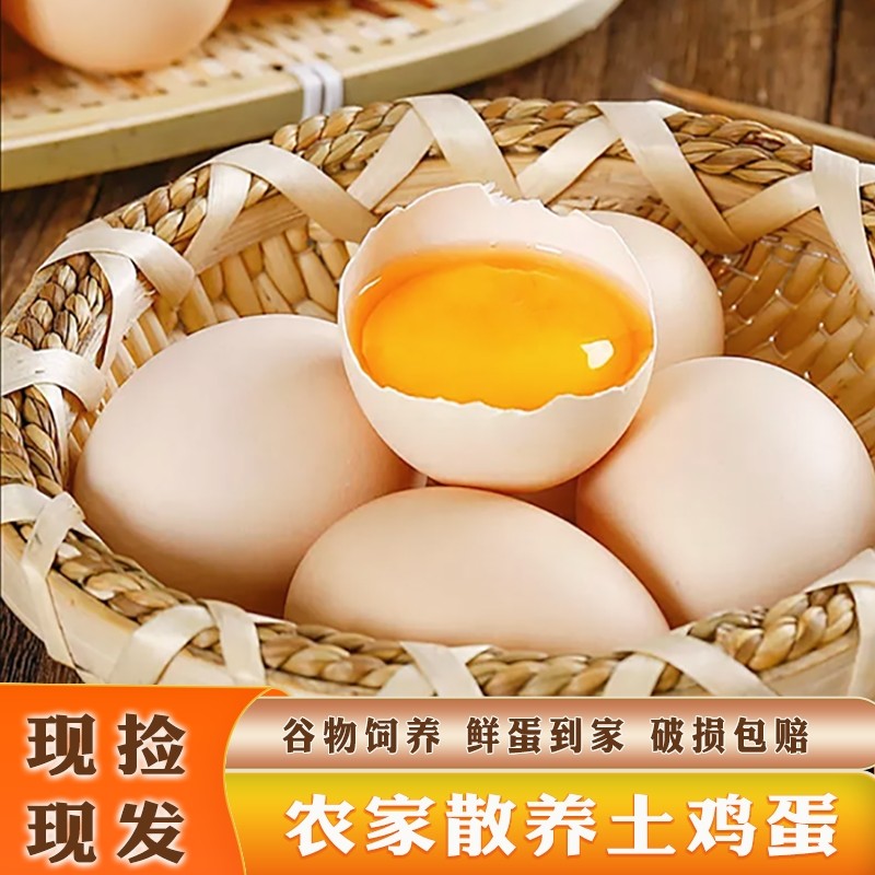 农场直发正宗新鲜土鸡蛋鲜鸡蛋谷物鸡蛋健康营养蛋孕妇宝宝辅食蛋