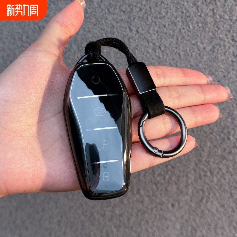 比亚迪海鸥钥匙套秦plus宋pro秦L外壳宋PLUS汉车包元up