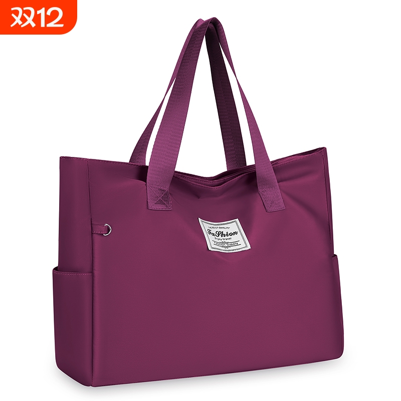 2024新款牛津布休闲帆布包包包女时尚外出韩版大容量上班族手提袋