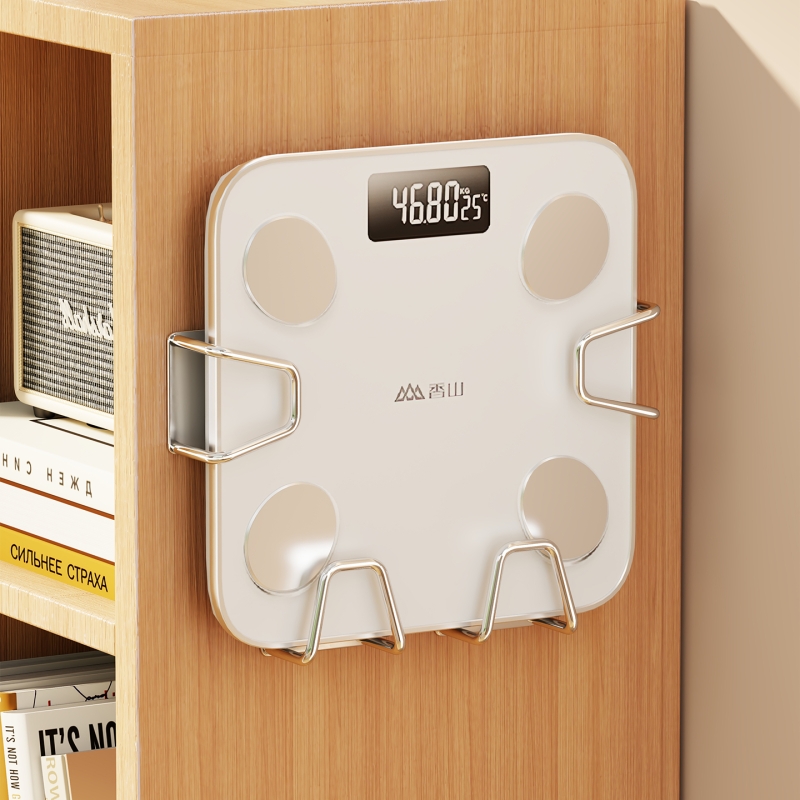 体重秤收纳架免打孔壁挂支架