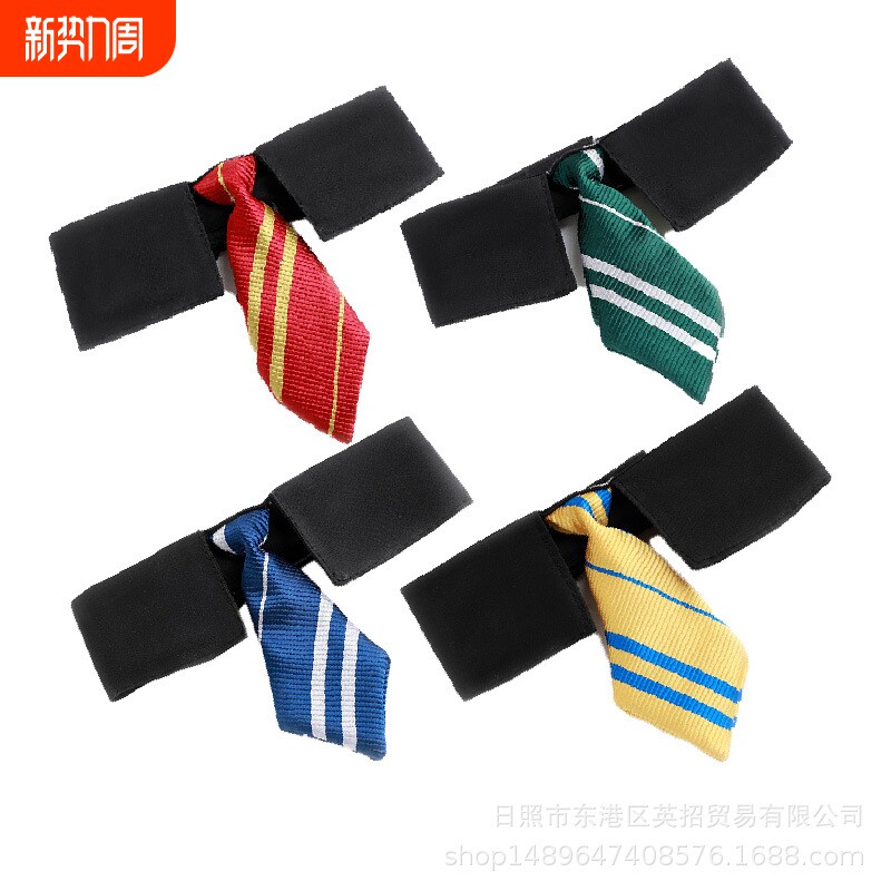 哈利波特学院风可爱宠物JK领结领带猫咪比熊泰迪服饰小型犬拍照