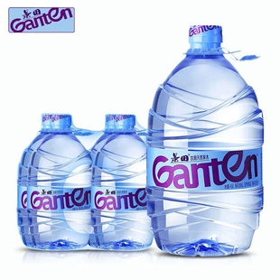 景田饮用天然泉水4.6L*4瓶整箱家庭办公大瓶桶装煮饭泡茶饮用水