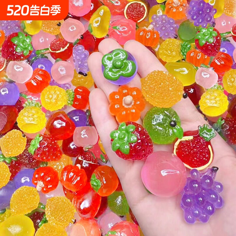 夜光立体卡通盲袋微缩水果模型发亮儿童玩具摆件小礼物盲盒发光