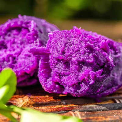 新鲜沙地紫罗兰蜜薯粉糯山芋红薯番薯富含花青素健康营养粗粮