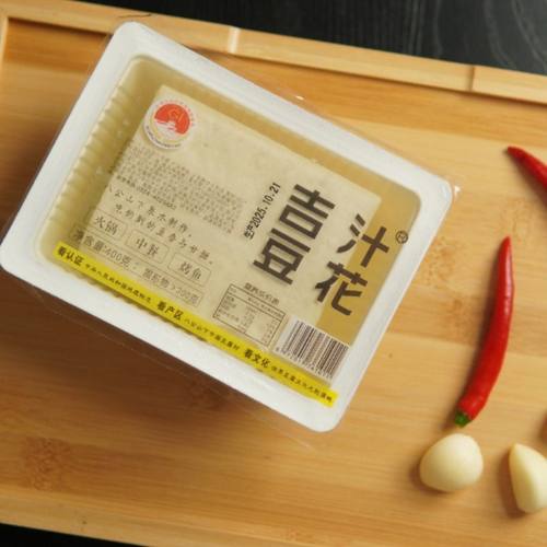 JIZHI\八公山吉汁豆腐优质非转基因大豆泉水豆腐新鲜正宗嫩豆花