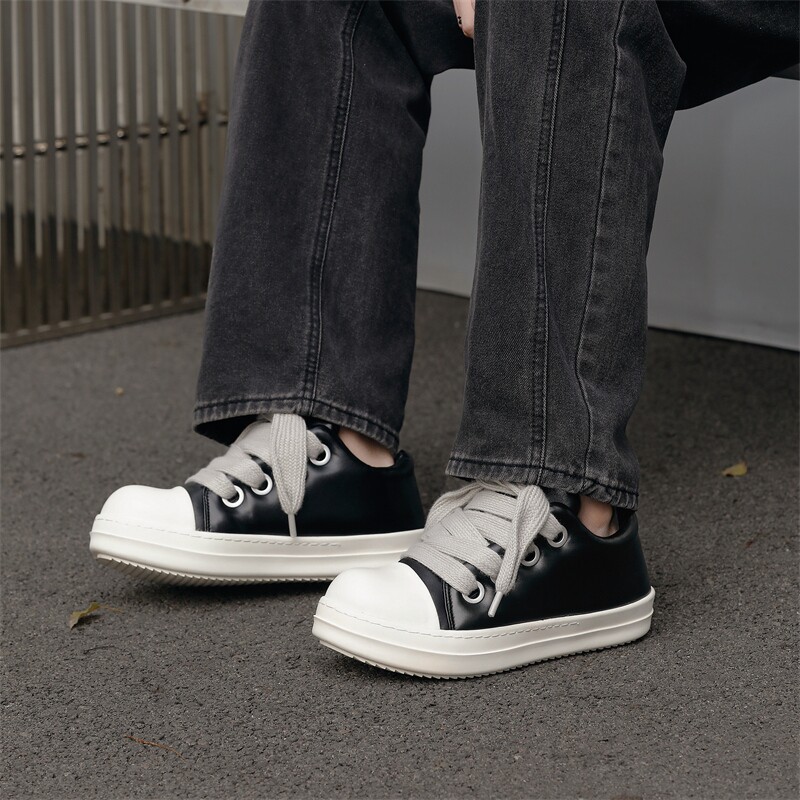 MRA小胖丁厚底板鞋男女鞋2026新款解构大头面包鞋复古运动休闲