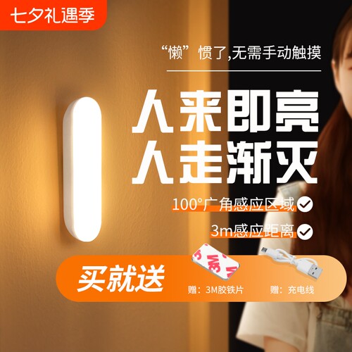 人体感应小夜灯|超2.1万次加购