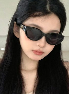 猫眼墨镜高级质感方圆脸