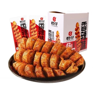 君仔烤面筋20/30包香辣烧烤味Q弹辣条休闲追剧解馋零食辣味好吃