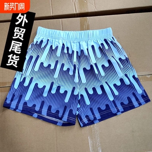 外穿速干宽松健身子五分休闲运动裤 短裤 沙滩薄款 夏季 衩速干 男士