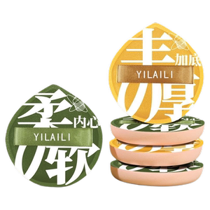小红书推荐依莱丽粉扑粉底液专用棉花糖气垫粉饼干湿两用美妆化妆