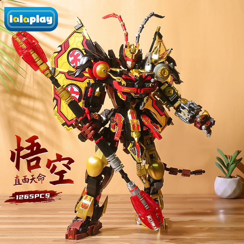 神话黑悟空积木机甲益智拼装儿童玩具6-10岁以上男孩生日兼容乐高