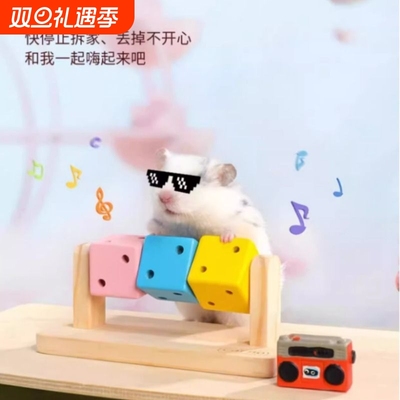 网红仓鼠解闷自嗨玩具全套宠物磨牙啃咬仿真造景用品仓鼠喜欢魔方