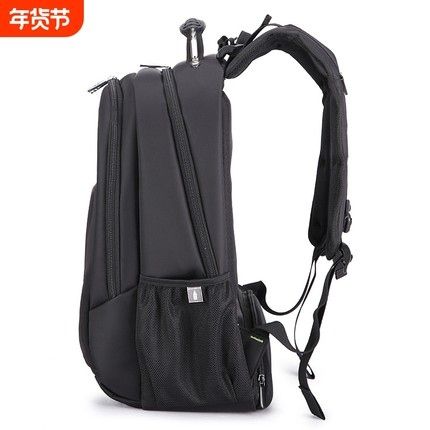 现货男士大容量尼龙15.6寸商务笔记本电脑双肩包初中学生背包