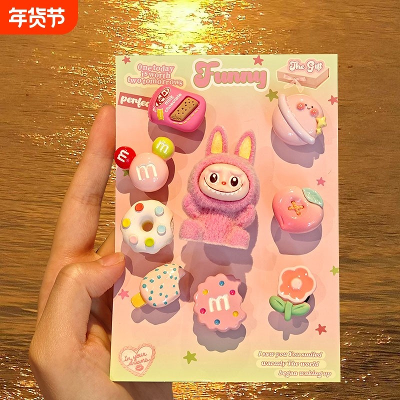 适配crocs洞洞鞋可爱配饰鞋子diy配件卡通立体鞋扣鞋花可拆卸